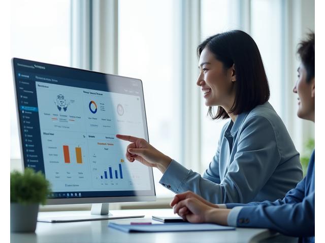 생산성 전문가와 코칭 세션을 진행하는 모습